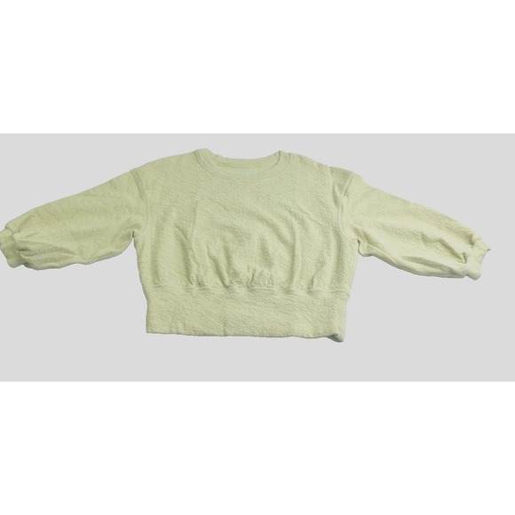 lululemon athletica Tops - Lululemon Textured Women's Pullover Size 4 Crewneck Dew Green Activewear